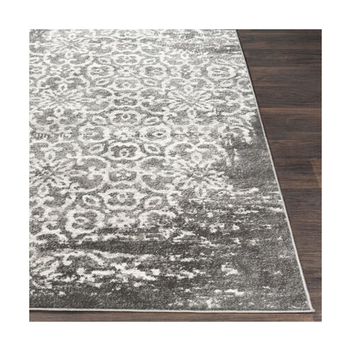 Percival 87 X 31 inch Charcoal/Light Gray/White Rugs