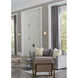 Wayland 1 Light 8.25 inch Silver Ridge Wall Sconce Wall Light, Design Series