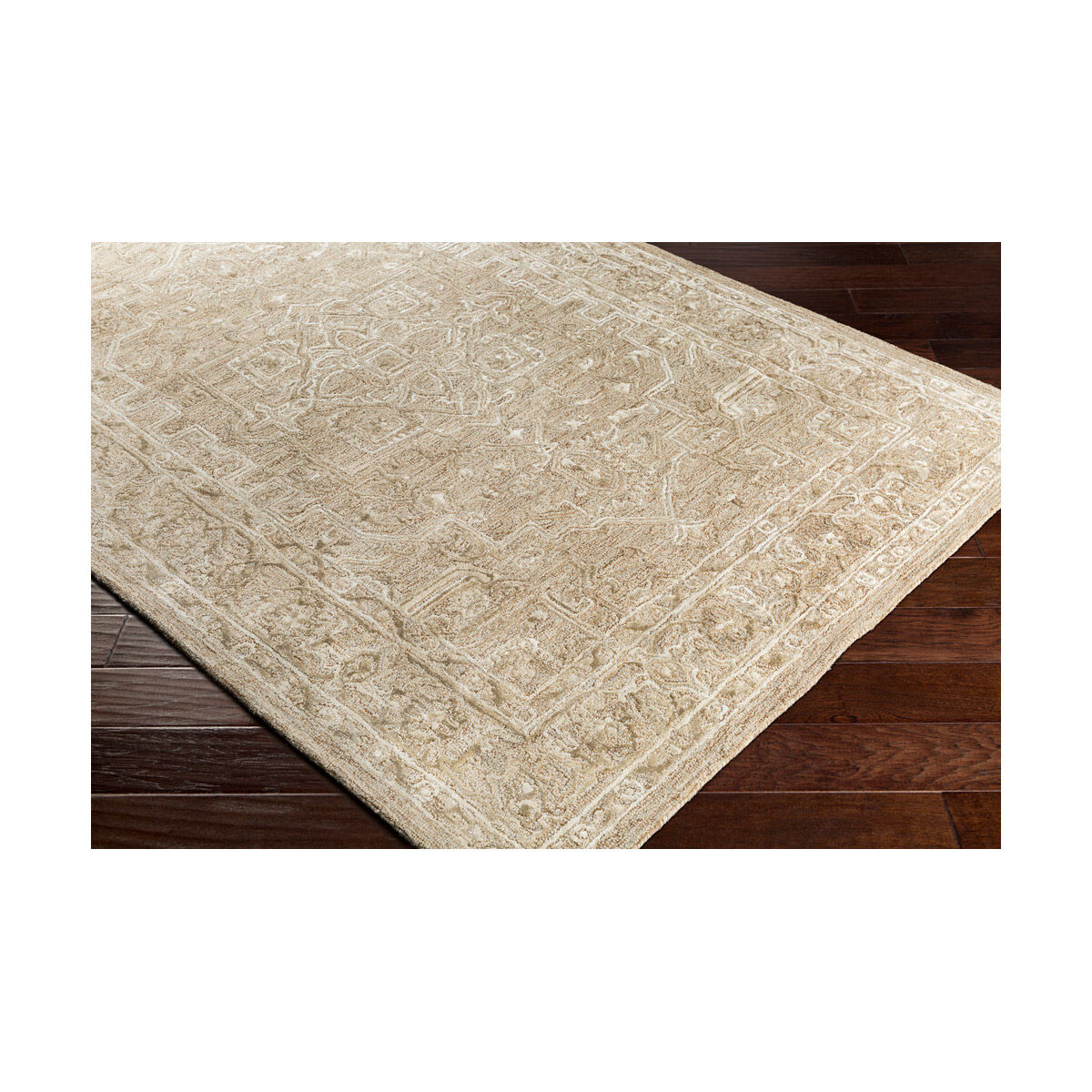 Samularia 36 X 24 inch Olive/Dark Brown/Beige/Medium Gray/Camel Rugs, Rectangle