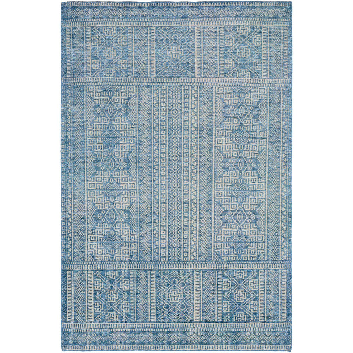 Sylvia 36 X 24 inch Denim/Khaki Rugs