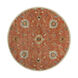 Edda 117 inch Brick Red Rug, Round