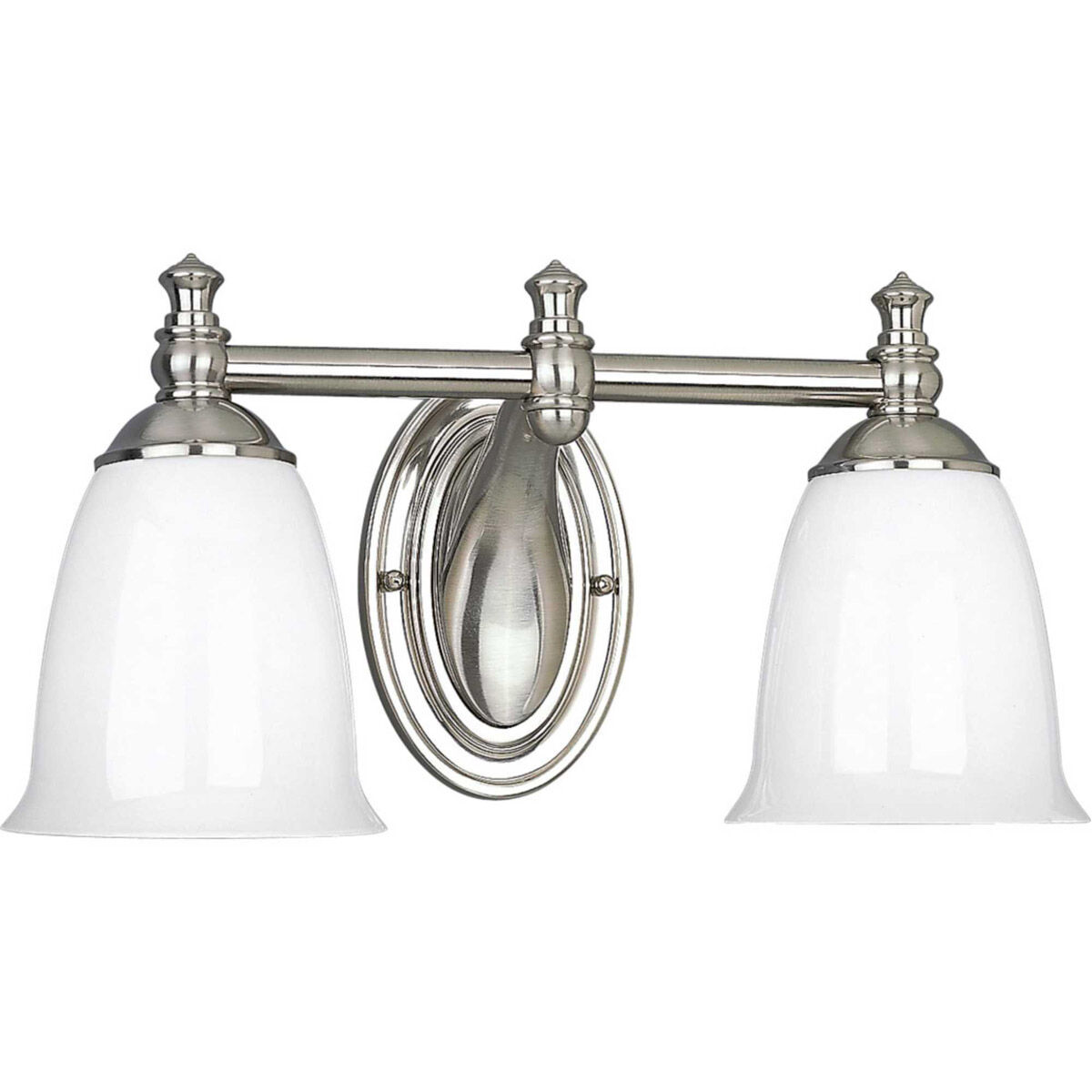 Juno 2 Light 17 inch Brushed Nickel Bath Vanity Wall Light, Delta