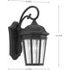Gilford 1 Light 13 inch Textured Black Outdoor Wall Lantern, Small, Design Series