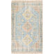 Sabene 48 X 27 inch Sky Blue/Burnt Orange/Lime/Navy/Dark Green/White Rugs