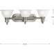 Beacher 3 Light 27.5 inch Brushed Nickel Bath Vanity Wall Light