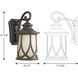 Klemens 1 Light 16 inch Aged Copper Outdoor Wall Lantern, Medium