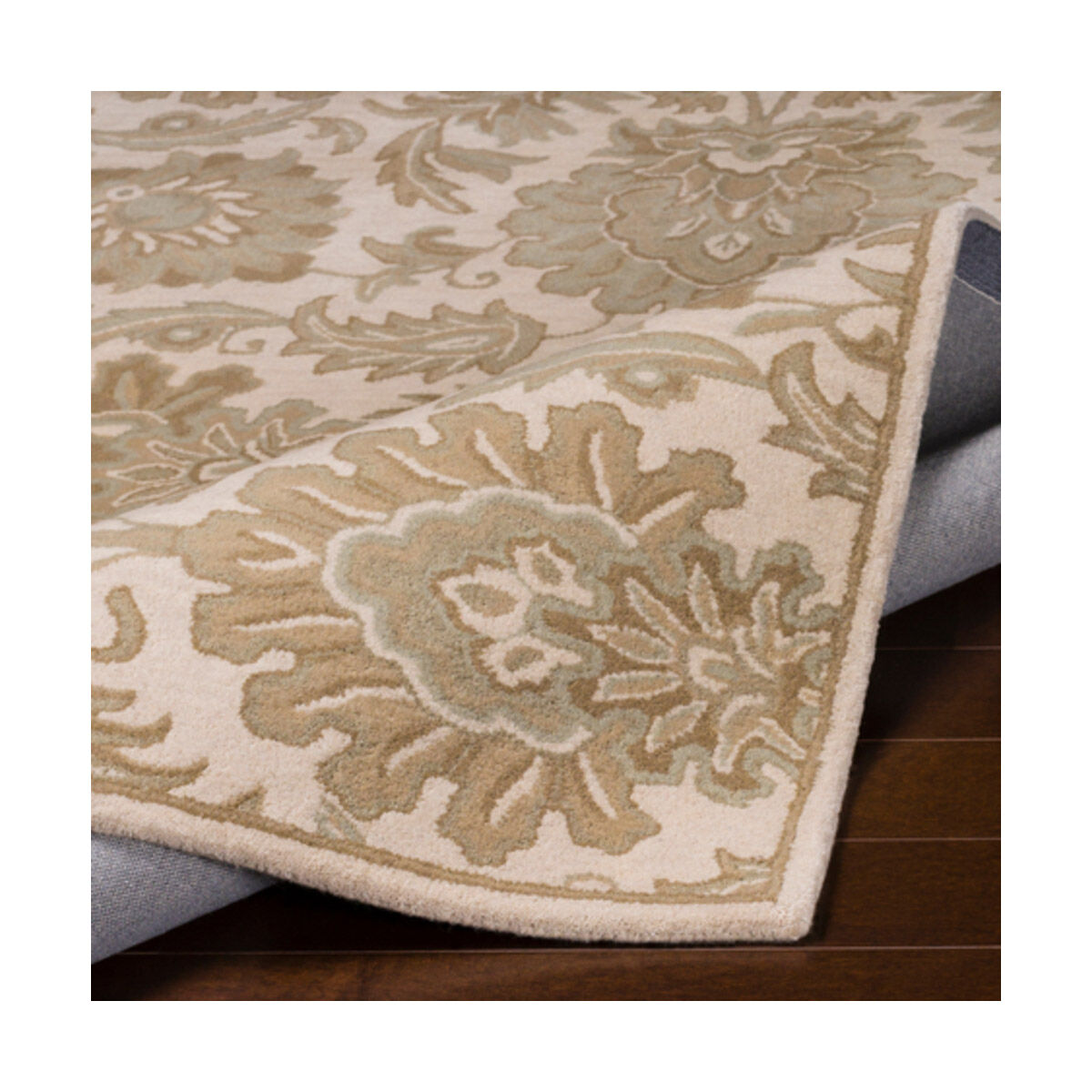 Edda 48 X 48 inch Beige/Camel/Taupe/Sea Foam Rugs, Wool