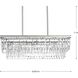 Benedict 4 Light 34 inch Silver Ridge Linear Chandelier Ceiling Light, Design Series