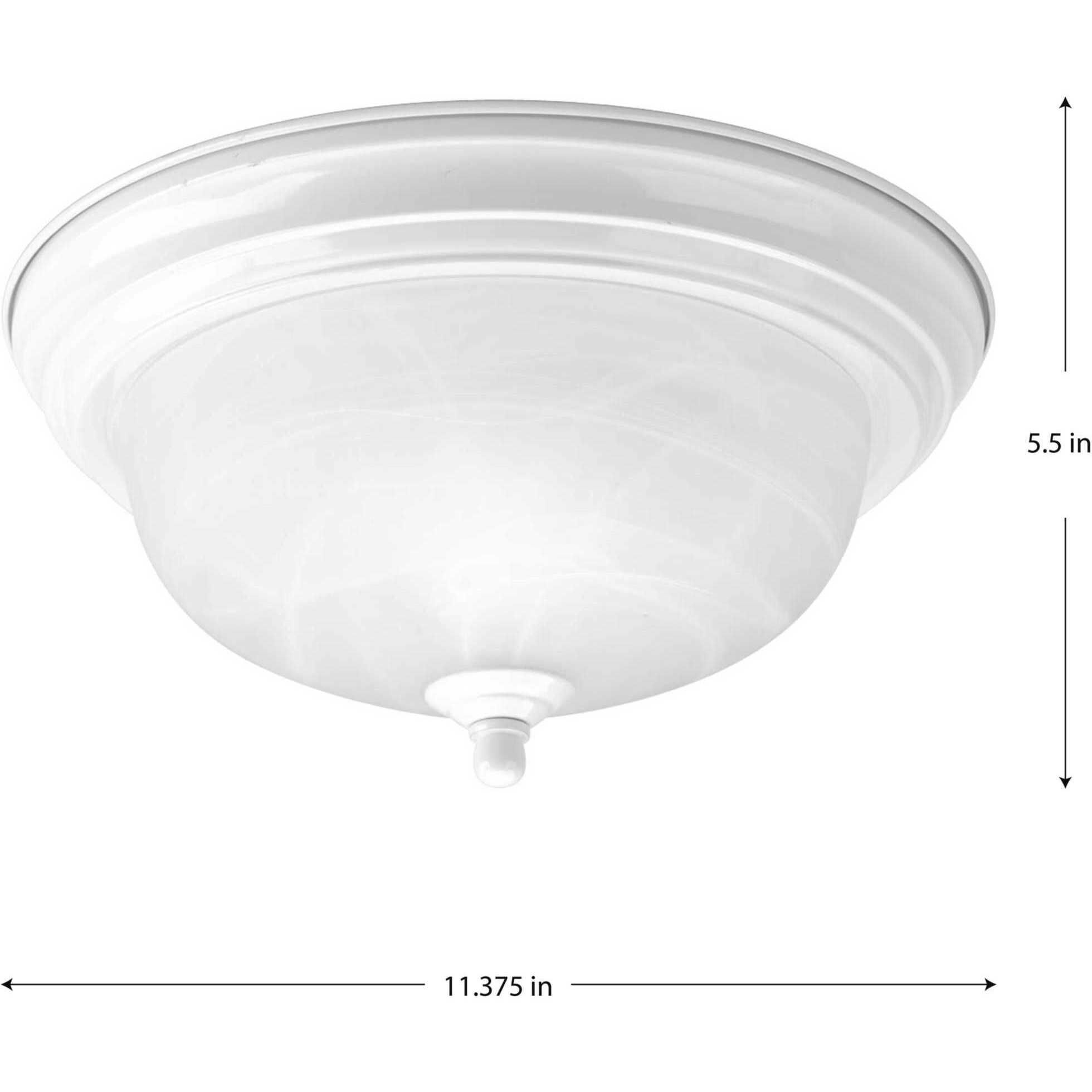 Adelmo 1 Light 11.38 inch White Flush Mount Ceiling Light