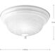 Adelmo 1 Light 11.38 inch White Flush Mount Ceiling Light