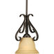 Slade 1 Light 7.5 inch Forged Bronze Mini-Pendant Ceiling Light