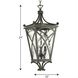 Madison 3 Light 10 inch Oil Rubbed Bronze Outdoor Hanging Lantern, Design Series