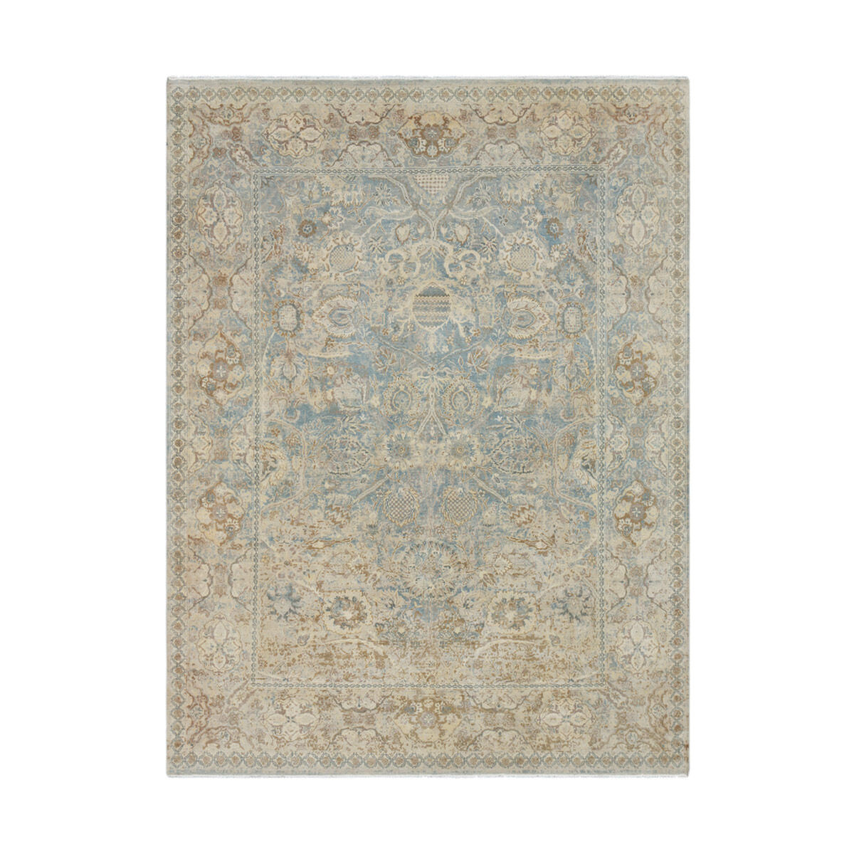 Silas 36 X 24 inch Denim Indoor Area Rug, Rectangle