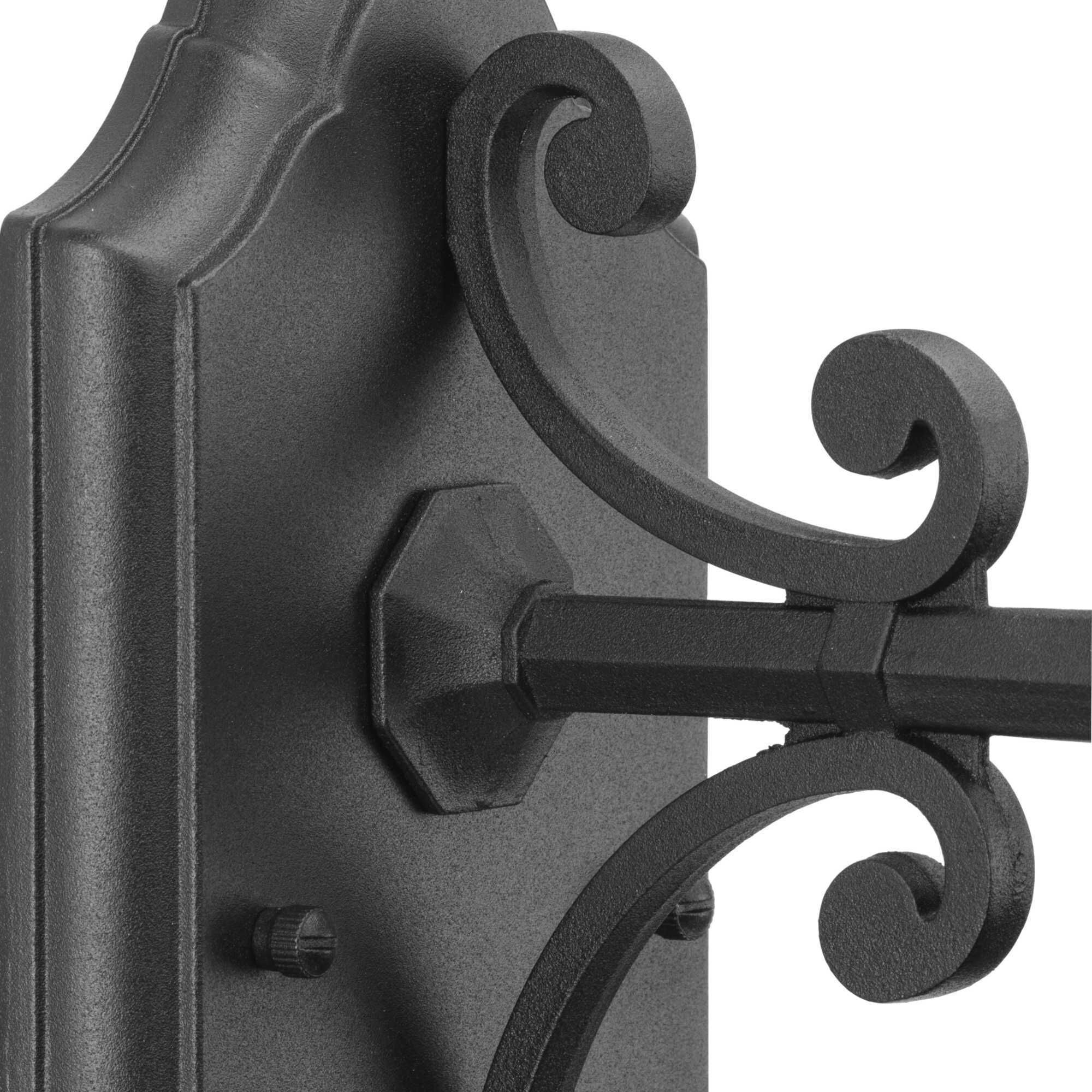 Renee 3 Light 17 inch Textured Black Outdoor Wall Lantern