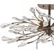 Trey 4 Light 28 inch Sunglow Bronze Semi Flush Mount Ceiling Light