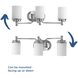Folsham 3 Light 24 inch Polished Chrome Bath Vanity Wall Light, Design Series