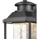 Latonia LED 13 inch Matte Black Outdoor Wall Sconce