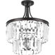 Benedict 3 Light 16 inch Antique Bronze Semi-Flush Mount Convertible Ceiling Light, Design Series