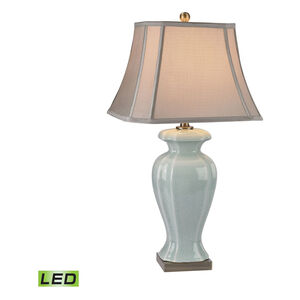 Sidra 29 inch 9.50 watt Green with Bronze Table Lamp Portable Light