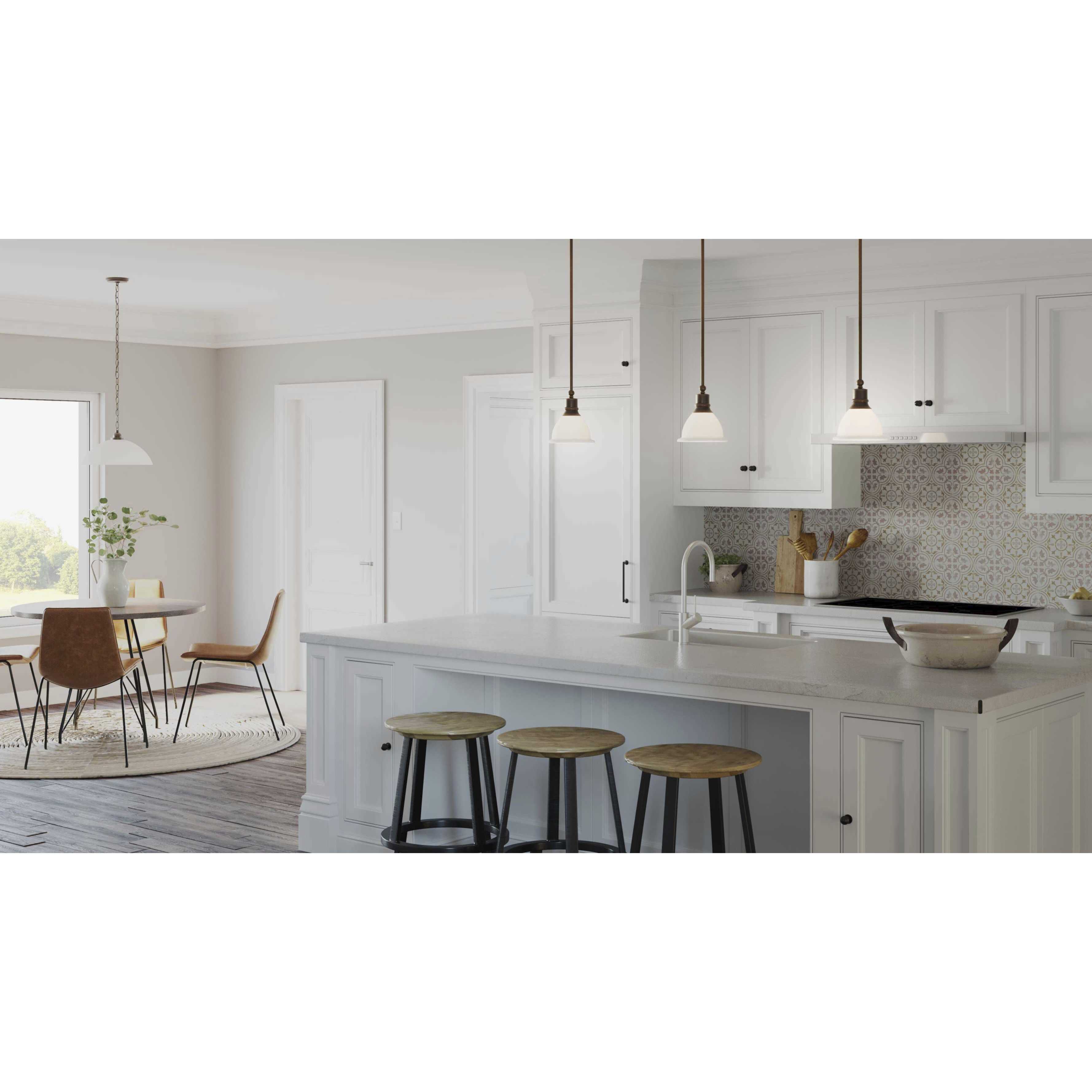 Beacher 1 Light 7.63 inch Antique Bronze Mini-Pendant Ceiling Light