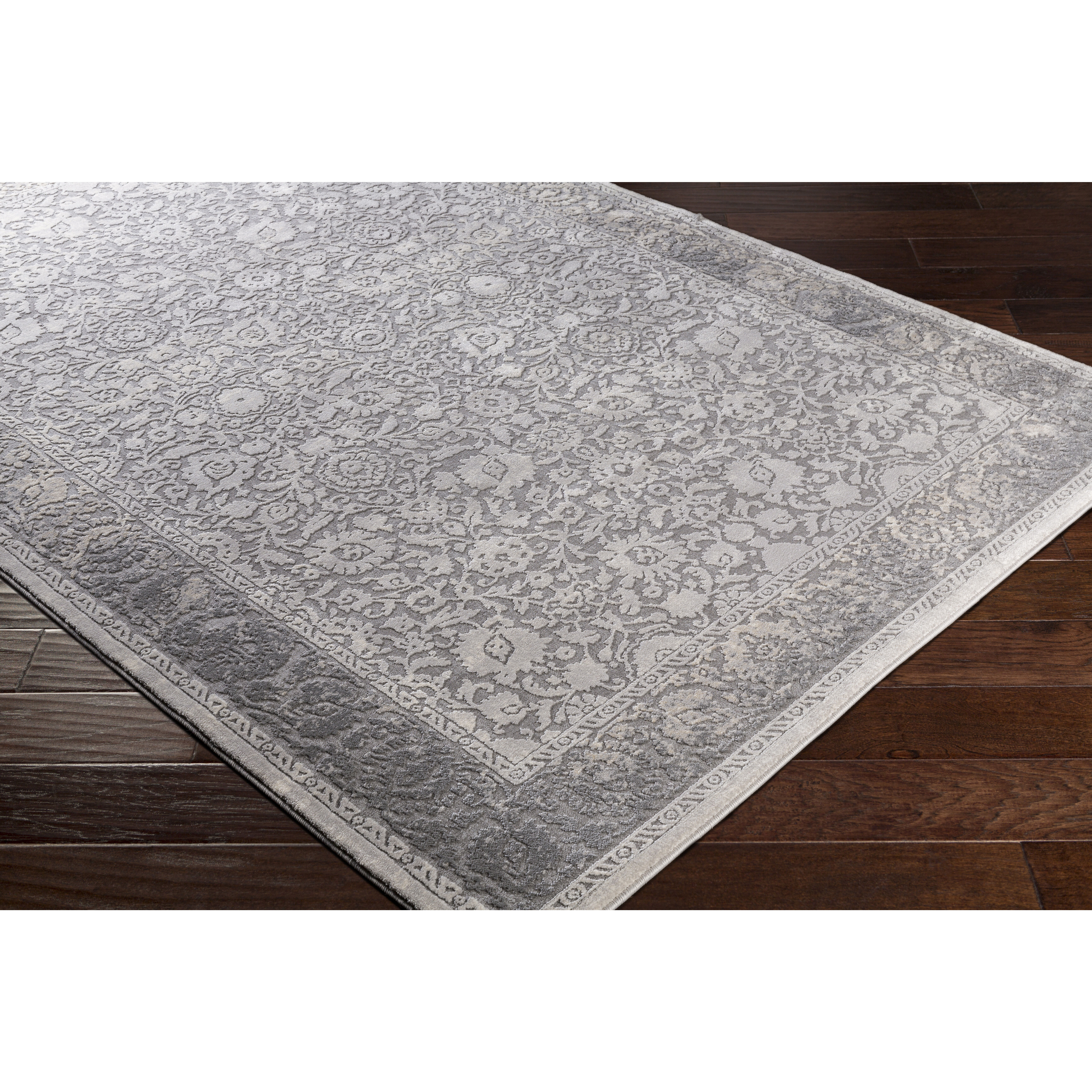 Dido 35 X 24 inch Medium Gray Rug, Rectangle