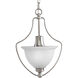 Beacher 1 Light 9.5 inch Brushed Nickel Foyer Pendant Ceiling Light