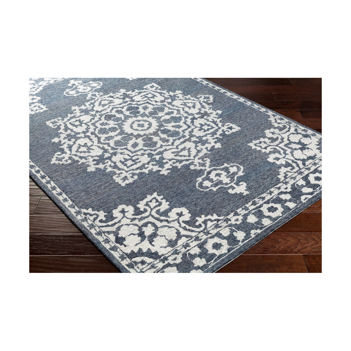 Ralph 90 X 60 inch Charcoal/Cream Rugs