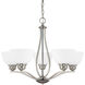 Esme 5 Light 27 inch Brushed Nickel Chandelier Ceiling Light
