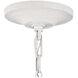 Ultima 6 Light 32.5 inch Plaster White Chandelier Ceiling Light
