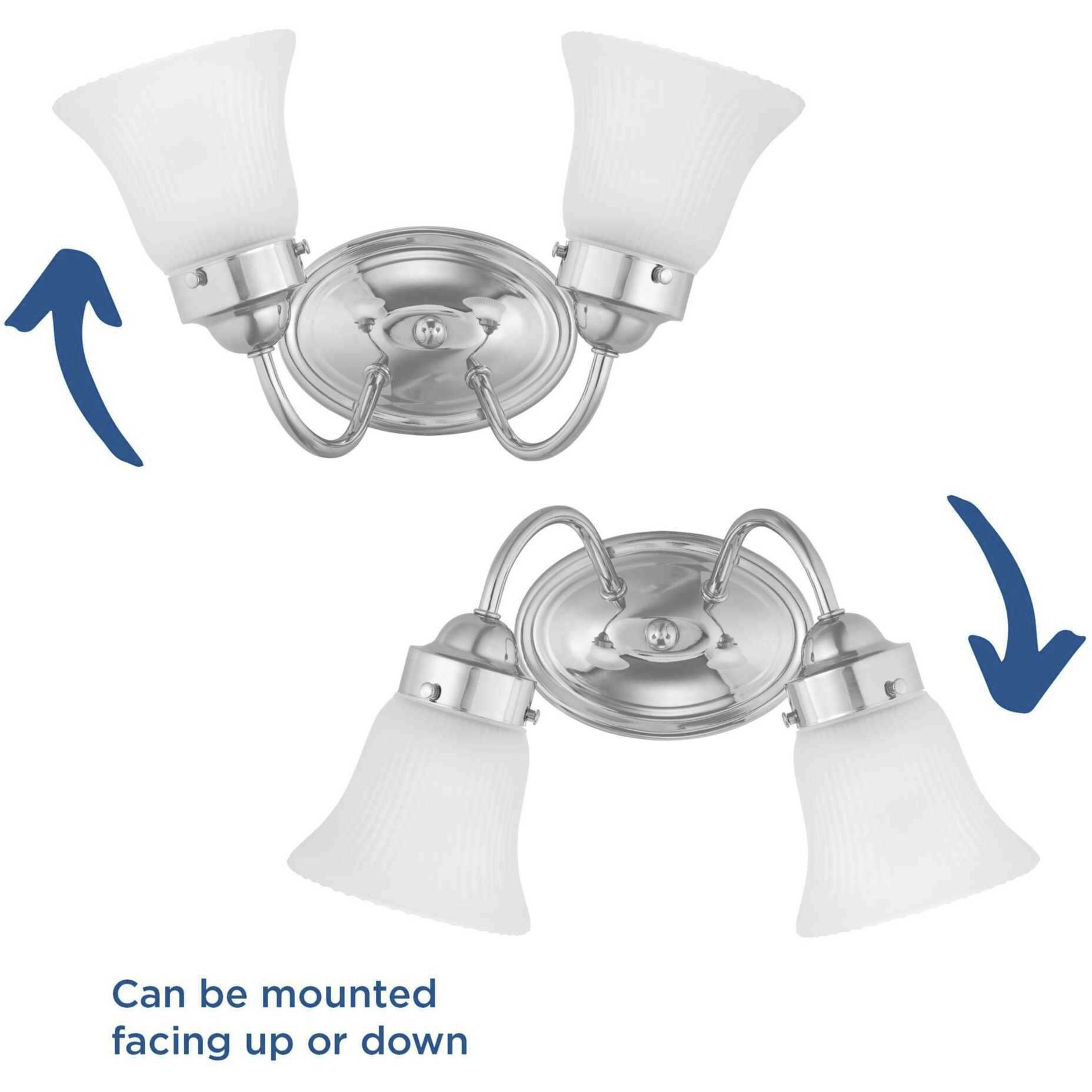 Clarence 2 Light 11.75 inch Polished Chrome Bath Vanity Wall Light