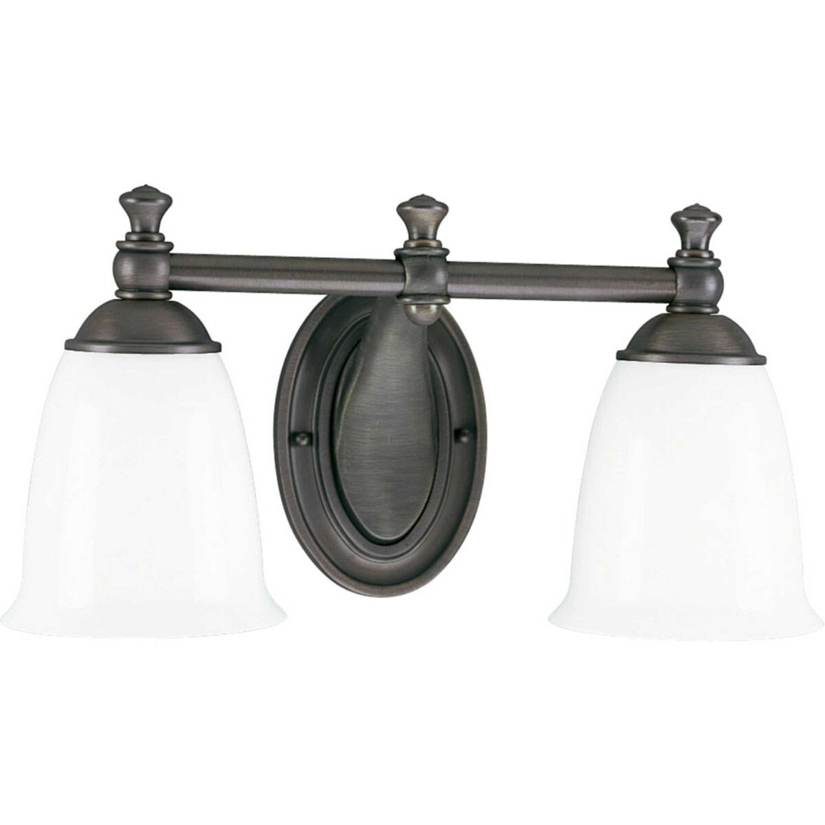 Juno 2 Light 17 inch Venetian Bronze Bath Vanity Wall Light, Delta