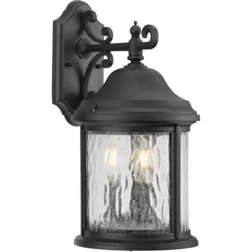 Renee 3 Light 17 inch Textured Black Outdoor Wall Lantern
