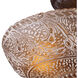 Dwight 3 Light 14 inch Oil Rubbed Bronze Semi Flush Mount Ceiling Light