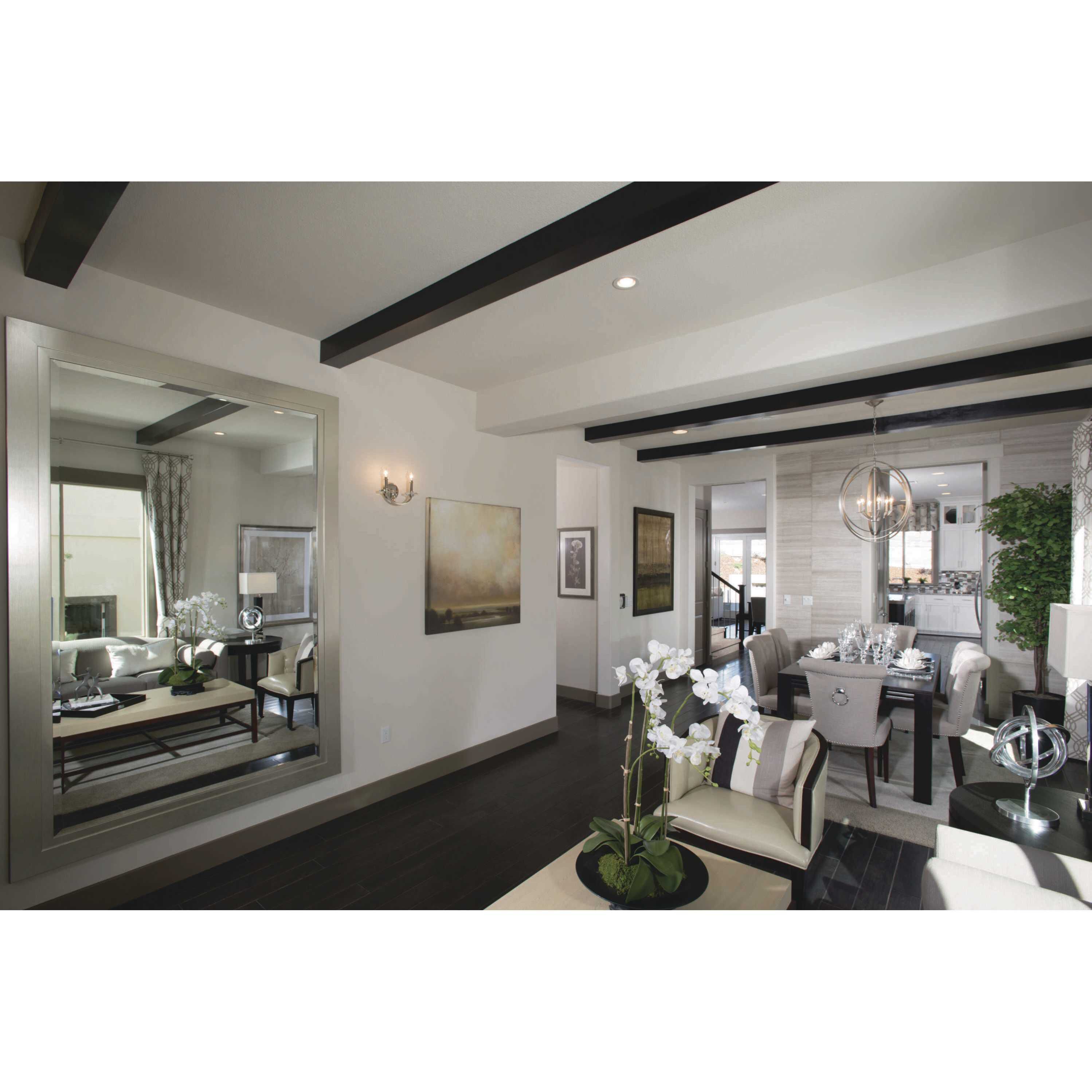 Buster 6 Light 27.75 inch Burnished Silver Foyer Pendant Ceiling Light