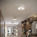 Mark 2 Light 13 inch Antique Bronze Flush Mount Ceiling Light