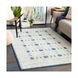 Ellen 90 X 60 inch Dark Blue Rug, Rectangle