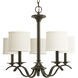 Mark 5 Light 23 inch Antique Bronze Chandelier Ceiling Light