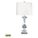 Amadeus 28 inch 9.5 watt Clear Table Lamp Portable Light