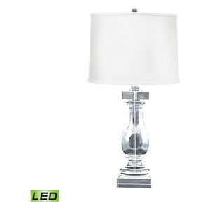 Amadeus 28 inch 9.5 watt Clear Table Lamp Portable Light, Balustrade