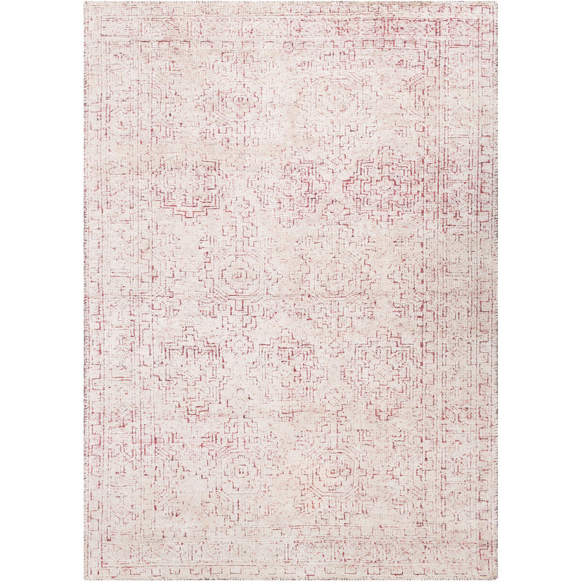 Hamish 36 X 24 inch Rose/White Rugs