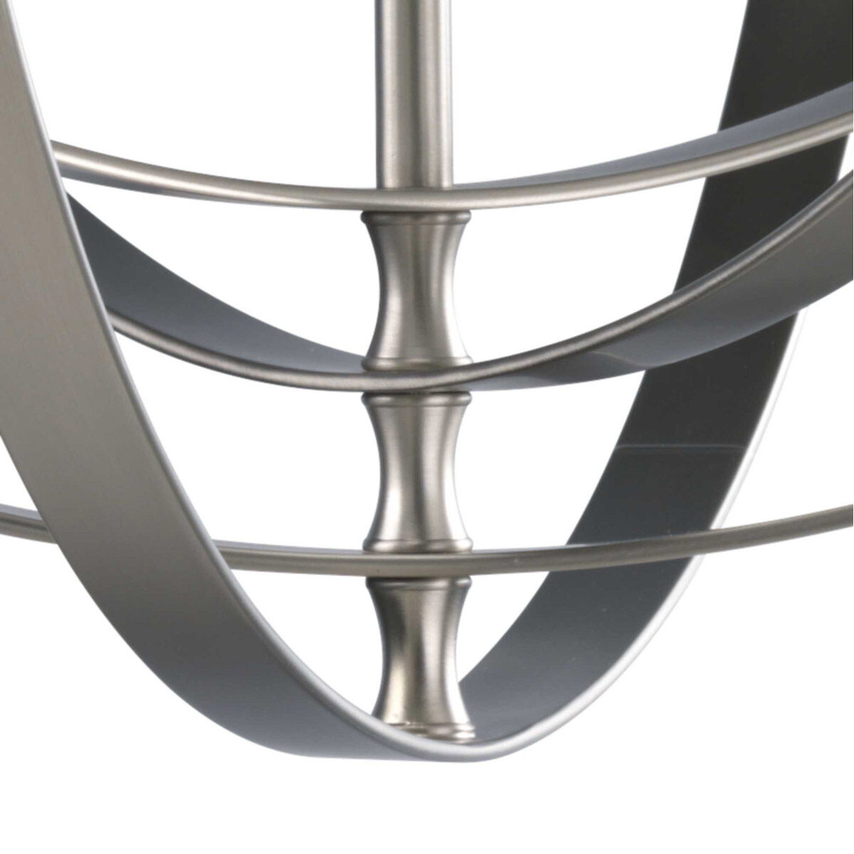 Buster 6 Light 27.75 inch Burnished Silver Foyer Pendant Ceiling Light