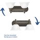 Beacher 2 Light 17.5 inch Antique Bronze Bath Vanity Wall Light