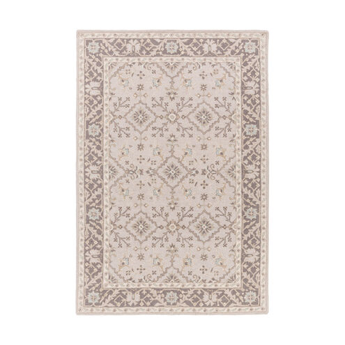 Susan 72 X 48 inch Medium Gray Rug, Rectangle