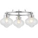 Cate 3 Light 21 inch Chrome Chandelier Ceiling Light