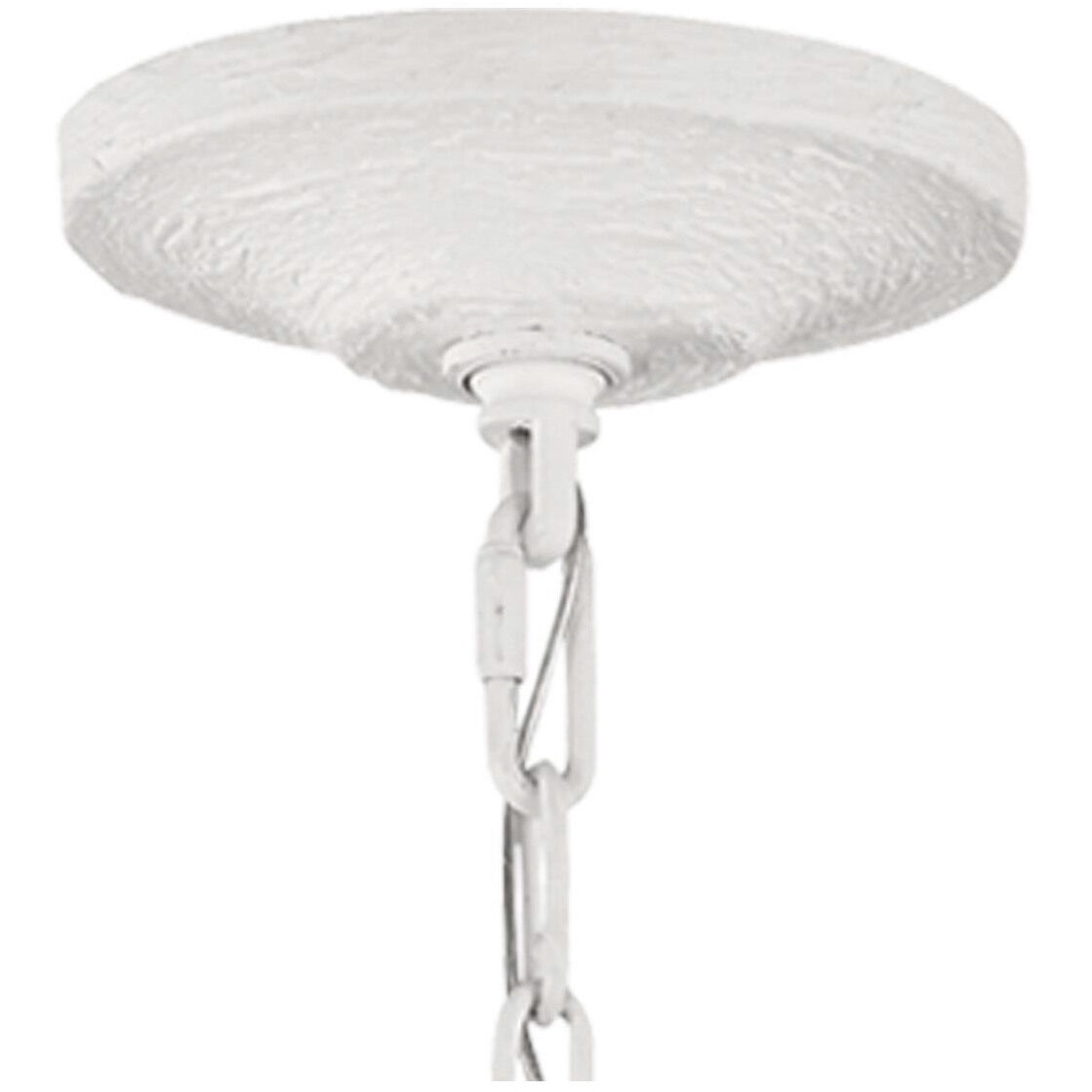 Ultima 6 Light 32.5 inch Plaster White Chandelier Ceiling Light