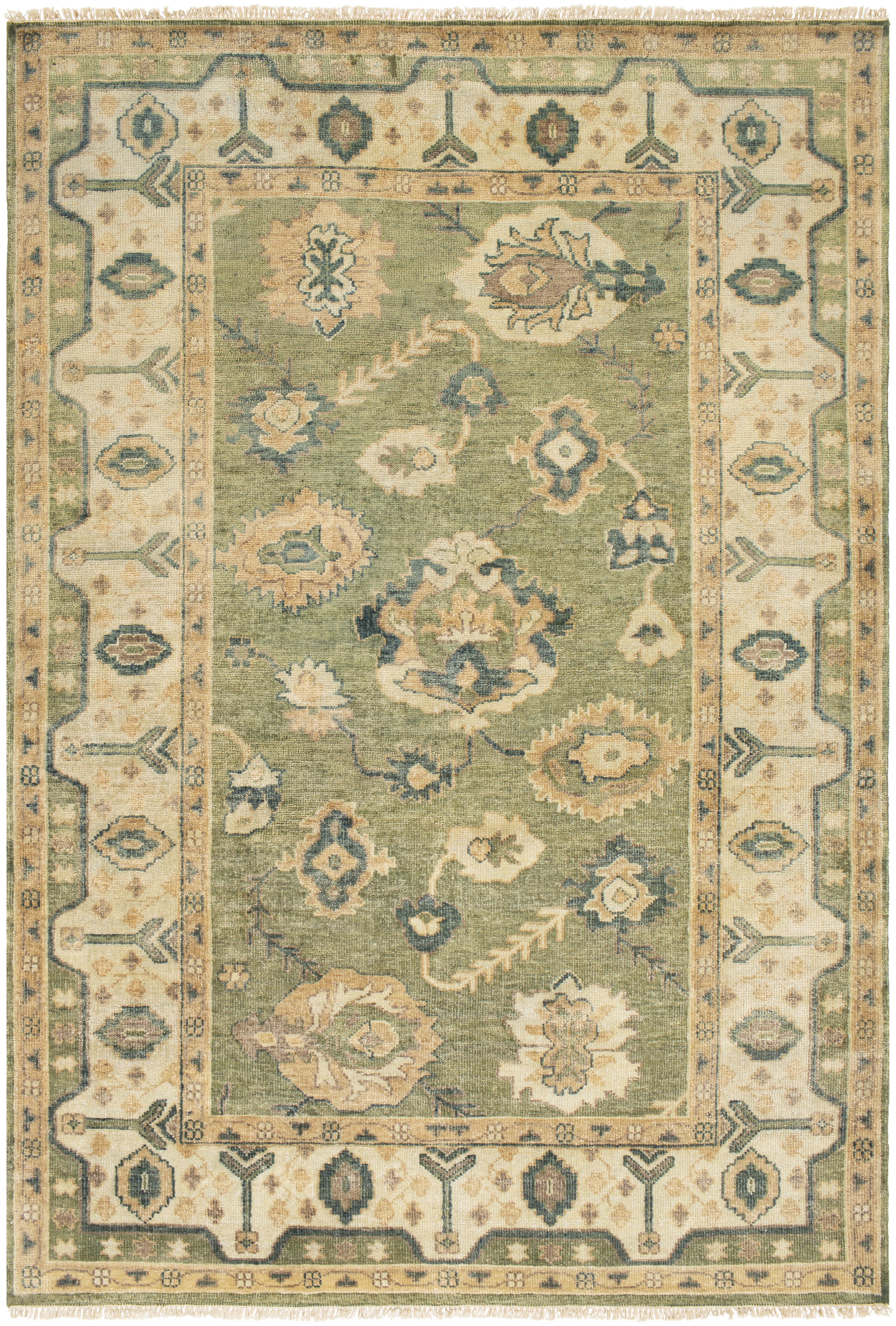 Fantasia 36 X 24 inch Dusty Sage Rug, Rectangle