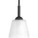 Jay 1 Light 5.88 inch Antique Bronze Mini-Pendant Ceiling Light