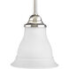 Nerissa 1 Light 6.5 inch Brushed Nickel Mini-Pendant Ceiling Light