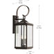 Caelum 2 Light 22 inch Antique Bronze Outdoor Wall Lantern, Medium, Design Series