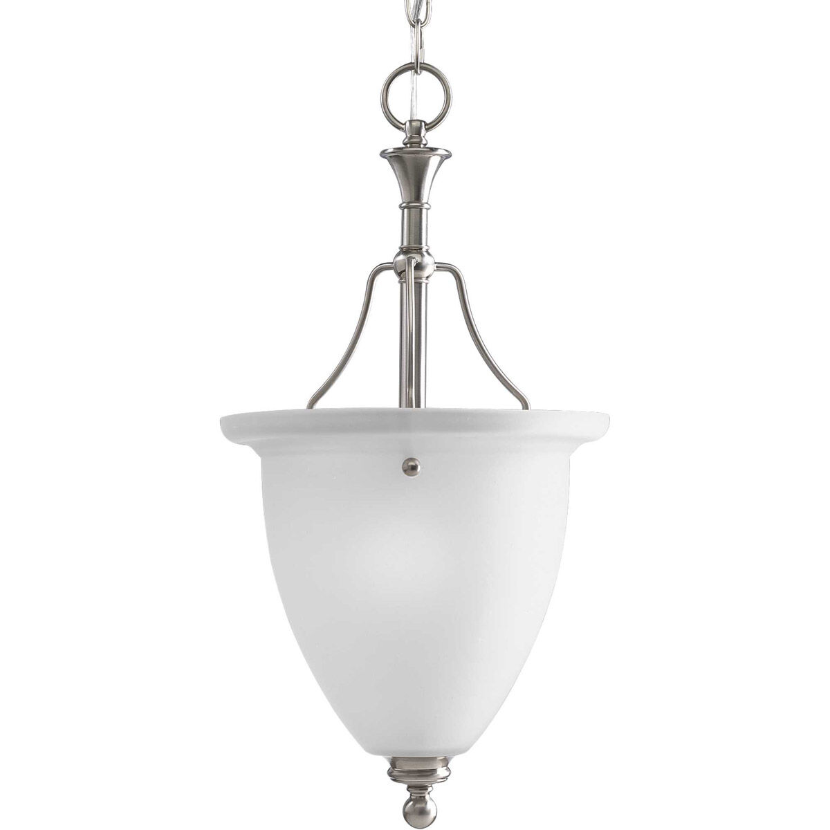 Beacher 1 Light 11 inch Brushed Nickel Inverted Pendant Ceiling Light